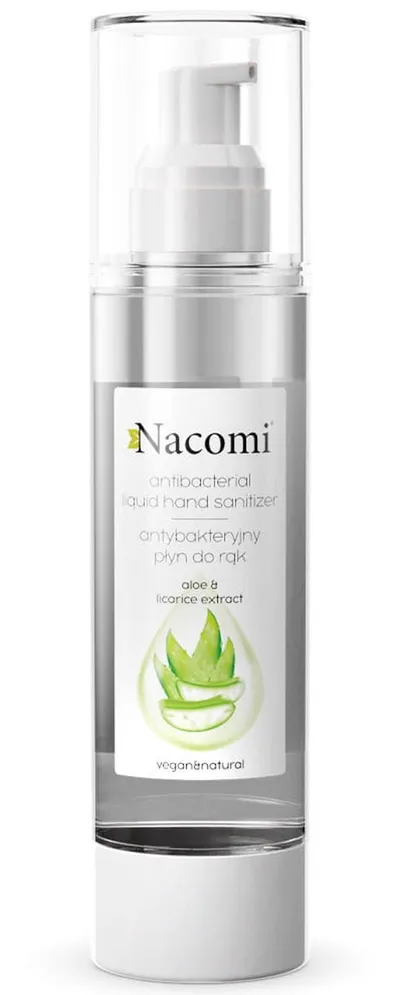 Nacomi Aloe & Licorice Extract Anti-bacterial Liquid Hand Satinizer (Antybakteryjny płyn do rąk)