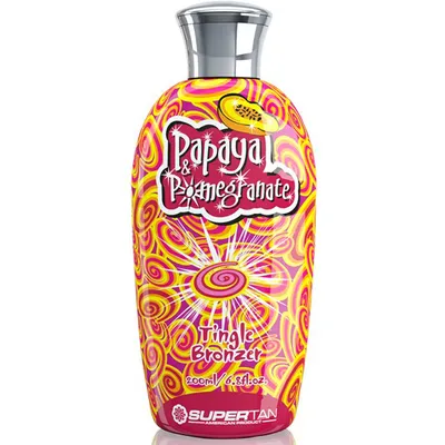 SuperTan Super Sensation, Papaya & Pomegranate Tingle Bronzer (Bronzer i przyspieszacz opalania 2w1)