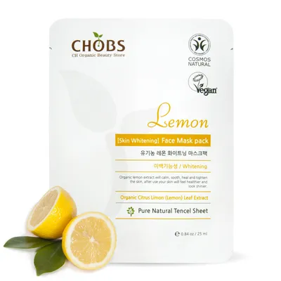 Chobs Face Mask Pack Lemon (Maseczka do twarzy rozjaśniająca)