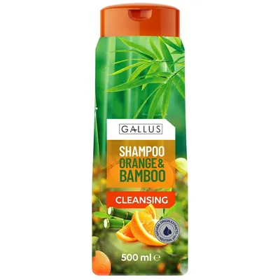 Gallus Cleaning Shampoo Orange & Bamboo (Oczyszczający szampon do włosów `Pomarancza i bambus`)