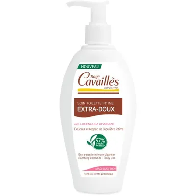 Roge Cavailles Intime, Soin Toilette Intime Extra-Doux avec Calendula Apaisant (Wyjątkowo delikatny żel do higieny intymnej z kojącym nagietkiem)