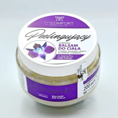 FitComfort Peelingujący balsam do ciała o zapachu orchidei