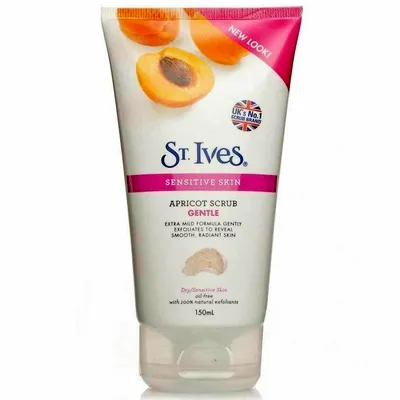St. Ives Sensitive Skin, Apricot Scrub Gentle (Morelowy peeling do wrażliwej skóry)