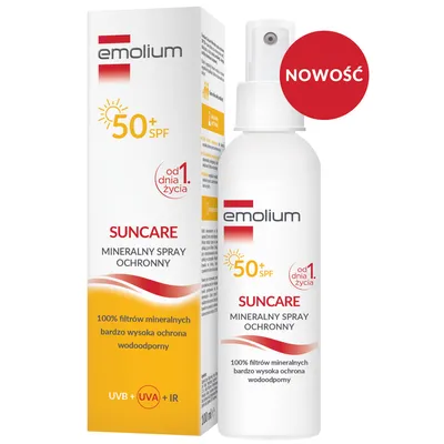 Emolium Suncare, Mineralny spray ochronny SPF50+