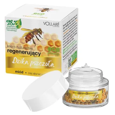 Vollare Cosmetics Dzika Pszczoła, Naturalnie regenerujący krem do twarzy
