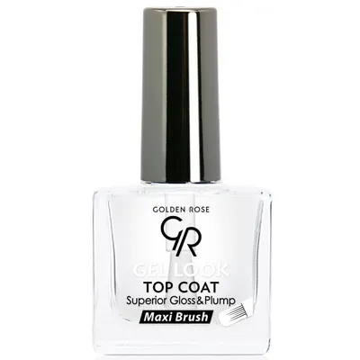 Golden Rose Gel Look Top Coat (Lakier nawierzchniowy dający efekt żelowych paznokci)