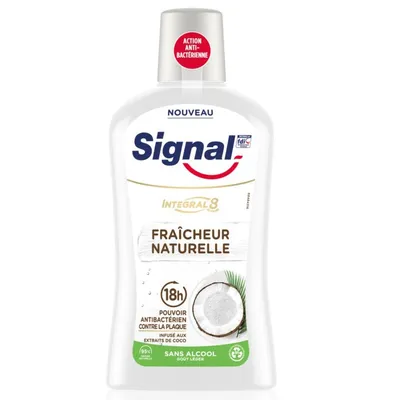 Signal Natural Elements, Coco Mouthwash (Płyn do płukania jamy ustnej dla pełnej ochrony zębów)