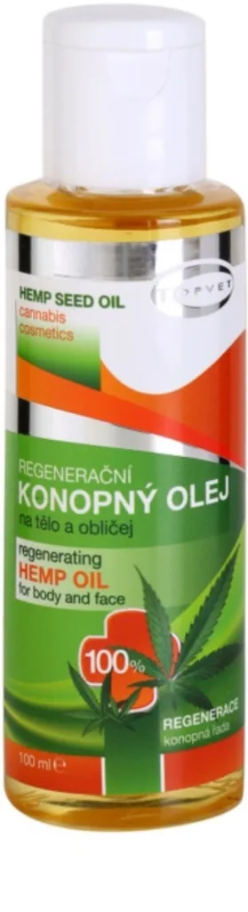 Topvet Olejek z konopi do ciała i twarzy