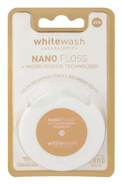 WhiteWash Laboratories Nano Floos (Nić dentystyczna o działaniu wybielającym)