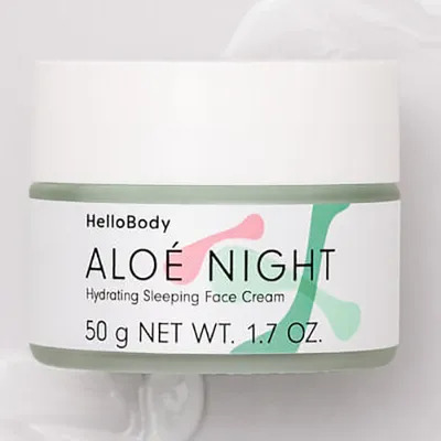 HelloBody Aloe Night Hydrating Sleeping Face Cream (Nawilżający krem do twarzy na noc)