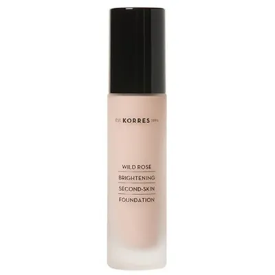 Korres Wild Rose Brightening Second-Skin Foundation (Rozświetlający podkład z wyciągiem z dzikiej róży)