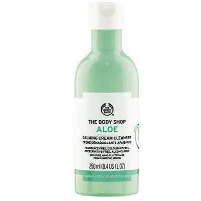 The Body Shop Aloe, Calming Facial Cleanser (Mleczko do demakijażu)