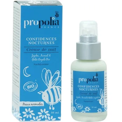 Beeyes Propolia Confidences Nocturnes Creme de Nuit (Krem z mleczkiem pszczelim do cery normalnej)