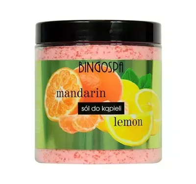BingoSpa Mandarin & Lemon Bath Salt (Sól do kąpieli)