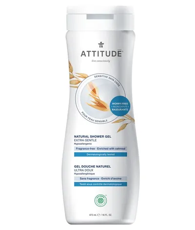 Attitude Extra Gentle Shower Gel Fragrance-Free (Bardzo delikatny żel pod prysznic)