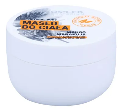 Floslek Natural Body, Masło do pielęgnacji ciała `Mango i marakuja`