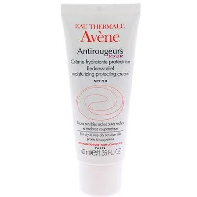 Eau Thermale Avène Antirougeurs Jour, Creme Hydratante Protectrice SPF 20 (Krem nawilżający na dzień do skóry naczynkowej do cery suchej i bardzo suchej)