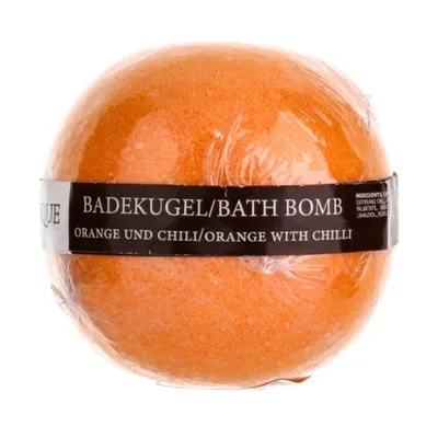Organique Bath Bomb Orange with Chilli (Musująca kula do kąpieli `Pomarańcza z chili`)