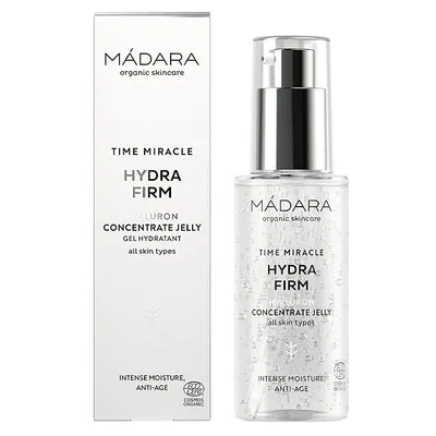 Madara Organic Skincare Time Miracle Hydra Firm, Hyaluron Concentrate Jelly (Nawilżający żel z kwasem hialuronowym)