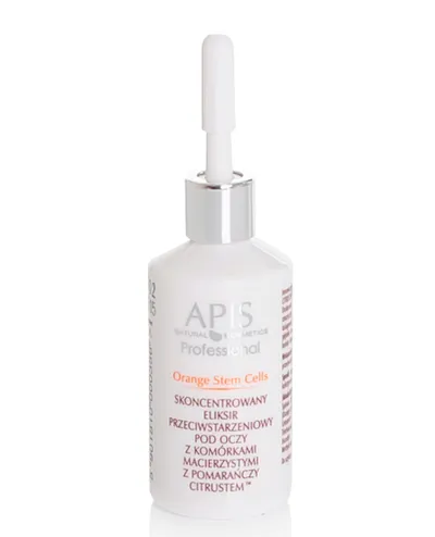 Apis Professional Line, Orange Stem Cells, Skoncentrowany eliksir przeciwstarzeniowy pod oczy z komórkami macierzystymi z pomarańczy