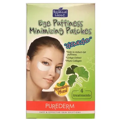 Purederm Botanical Choice, Eye Puffiness Minimizing Patches - Ginkgo (Plastry pod oczy)