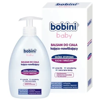 Bobini Baby, Balsam do ciała kojąco - nawilżający do skóry atopowej, suchej i wrażliwej