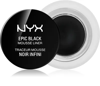 NYX Professional Makeup Epic Black Mousse Eye-liner (Czarny eyeliner w kremie)