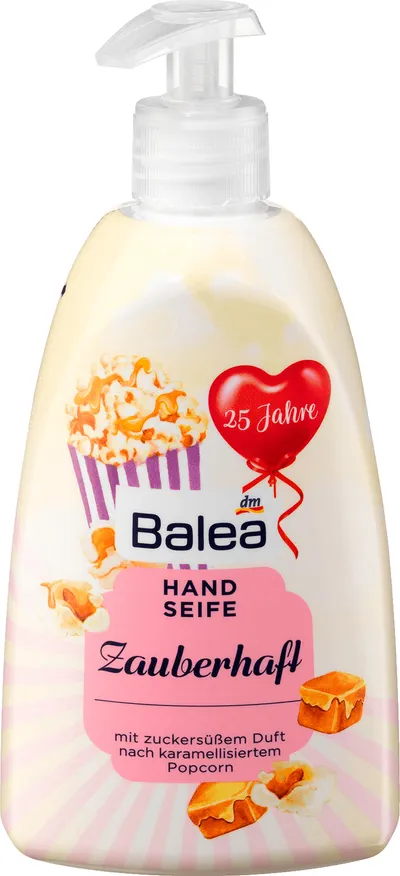 Balea Zauberhalf Hand Seife (Mydło w płynie `Popcorn i karmel`)