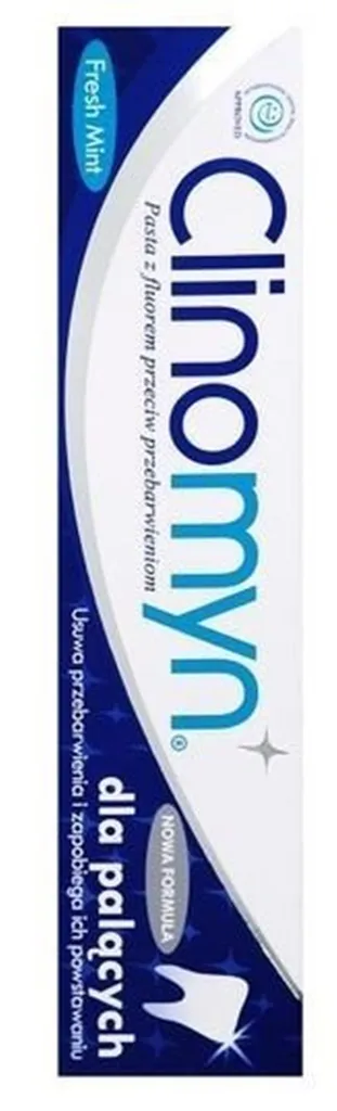 Sara Lee Clinomyn, Fresh Mint Whitening Toothpaste (Wybielająca pasta przeciw przebarwieniom dla palących)