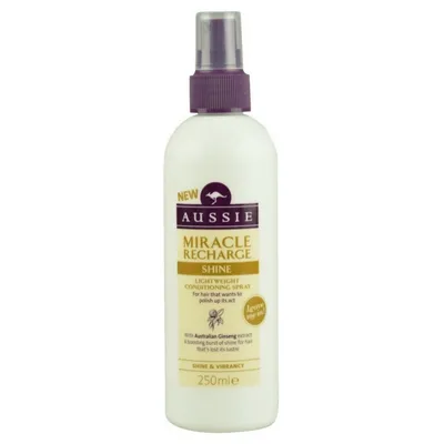 Aussie Miracle Recharge, Shine Light Weight Conditioning Spray (Odżywka w sprayu do włosów nadająca połysk)