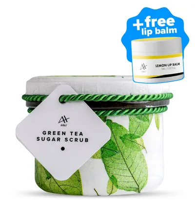 Veganic Green Tea Sugar Scrub (Cukrowy peeling z zieloną herbatą)