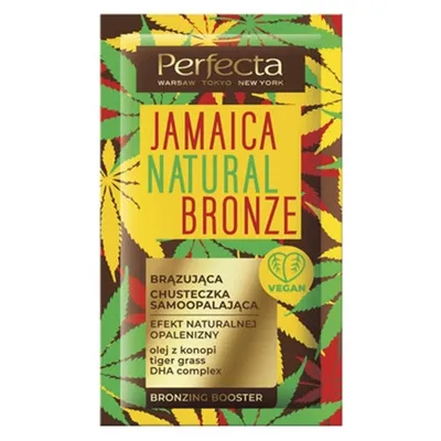 Perfecta Jamaica Natural Bronze, Chusteczka brązująca do ciała `Bronzing Booster`