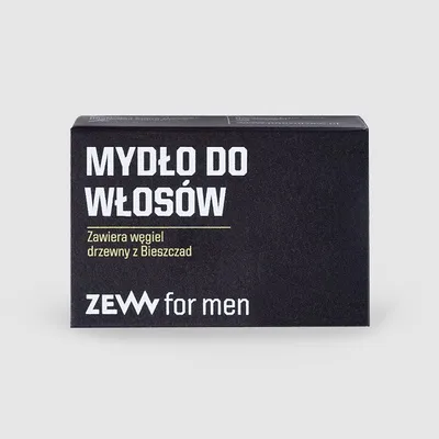 Zew For Men Naturalne mydło do włosów z węglem drzewnym