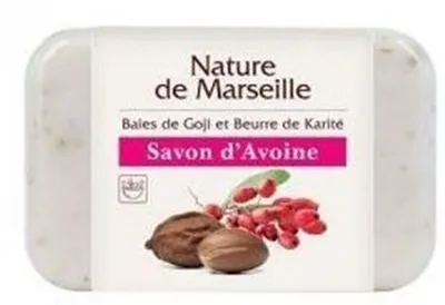 Nature de Marseille Savon d`Avoine Baies de Goji et Beurre de Karite (Mydło owsiane `Masło  shea i jagody goji`)
