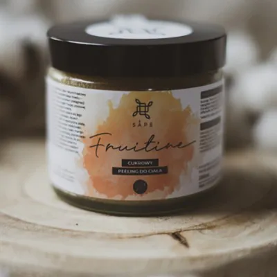 Sape Fruitine, Cukrowy peeling do ciała