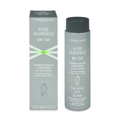 L'Erbolario Acido Ialuronico per Lui, Shampoo Doccia Tonificante (Tonizujący szampon i żel pod prysznic)