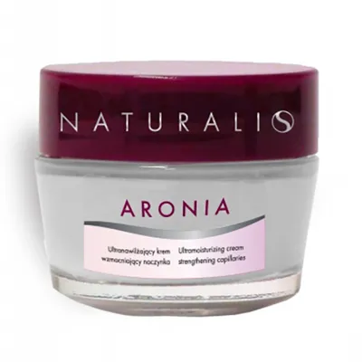 Produkty Naturalne Naturalis Aronia, Ultranawilżający krem wzmacniający naczynka