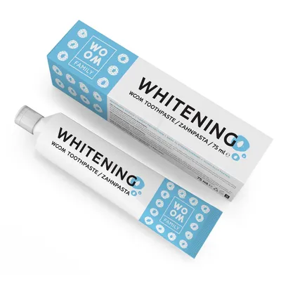 Woom Family Whitening, Pasta do zębów wybielająca