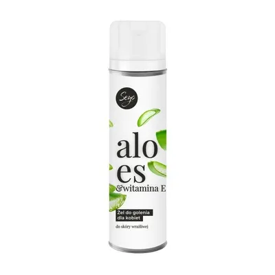 Seyo Shaving Gel for Women Aloe Extract & Vitamin E (Żel do golenia do skóry wrażliwej)