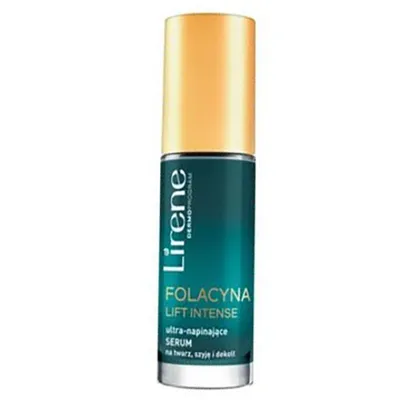 Lirene Dermoprogram Folacyna Lift Intense, Ultra-napinające serum , Max-Lift 50 `Kwas Foliowy+Śnieżna Aga`