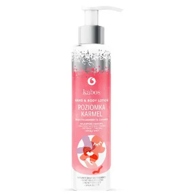 Kabos Cosmetics Balsam do dloni i ciała `Poziomka z karmelem`