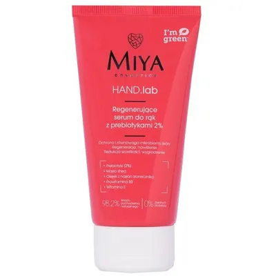 Miya Cosmetics HAND.lab, Regenerujące serum do dłoni z prebiotykami 2%