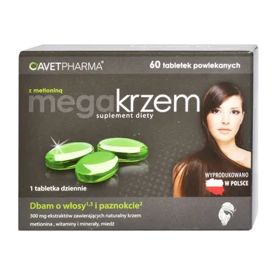 Avet Pharma Mega Krzem, Tabletki z metioniną