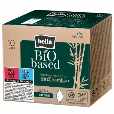 Bella Bio Based Ultra Normal Pads 100% Bamboo (Podpaski higieniczne)