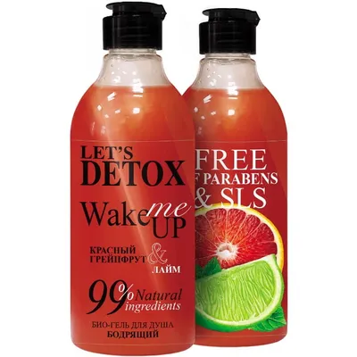 BodyBoom Let's Detox, Wake Me Up Shower Gel (Naturalny bio żel pod prysznic orzeźwiający)