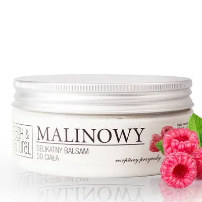 Fresh&Natural Malinowy delikatny balsam do ciała