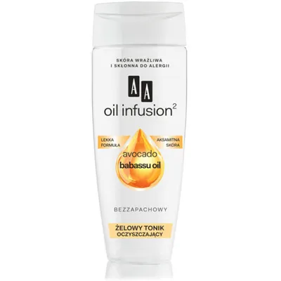 AA Oil Infusion 2, Żelowy tonik oczyszczający