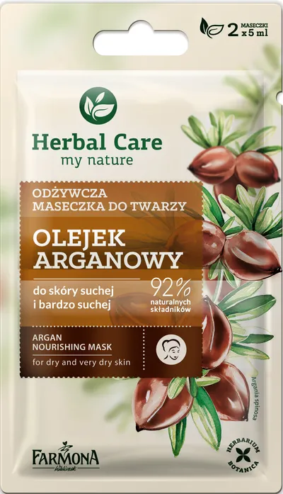 Herbal Care Maseczka odżywcza `Olejek arganowy`