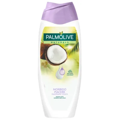 Palmolive Naturals, Płyn do kąpieli i pod prysznic z naturalnym z kokosa i mleczkiem nawilżającym
