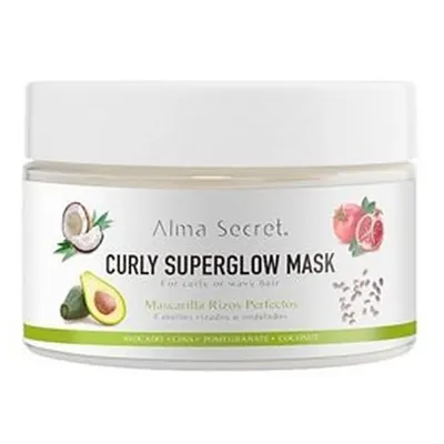 Alma Secret Curly Superglow Mask for Curly and Wavy Hair (Maska do kręconych i falowanych włosów dodająca blasku)
